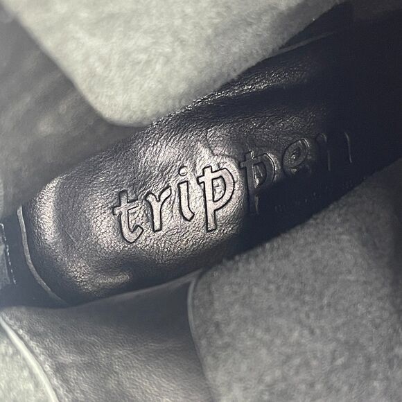 Trippen Leather Buckle Lune Boot Womens Sz 42 US10 Black AMPUTEE RIGHT BOOT ONLY - Picture 13 of 15